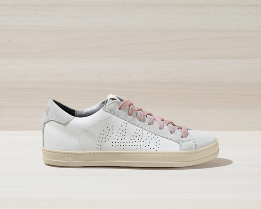 P448 SKÓR - John Women White/Tartan