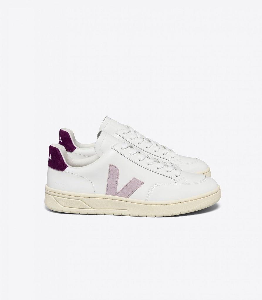 VEJA skór V-12 EXTRA WHITE PARME MAGENTA