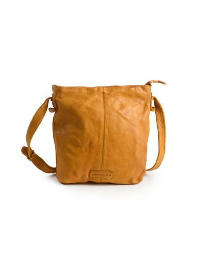 Harold's Leðurtaska Crossbag zipper Yellow 0286104