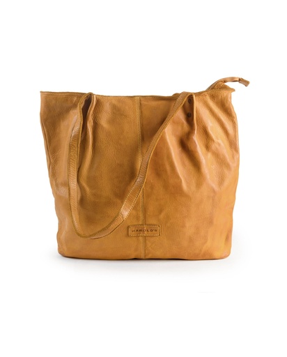 Harold's Leðurtaska Shopper L Yellow SU40