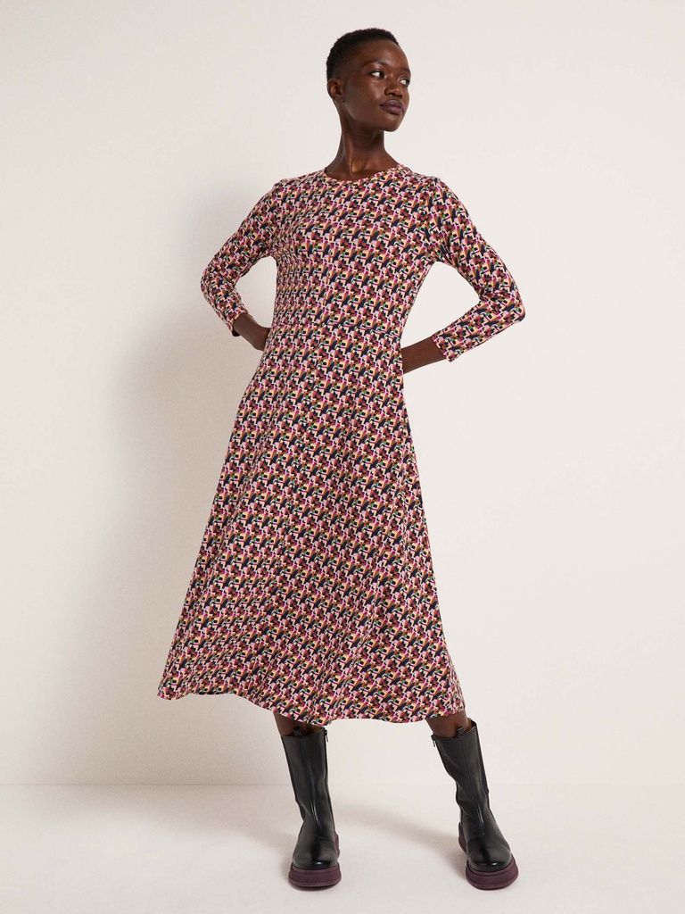 Lanius kjóll Etui dress Print Art earth