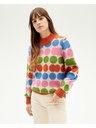 Thinking Mu Peysa Dots Green Ops Knitted Sweater