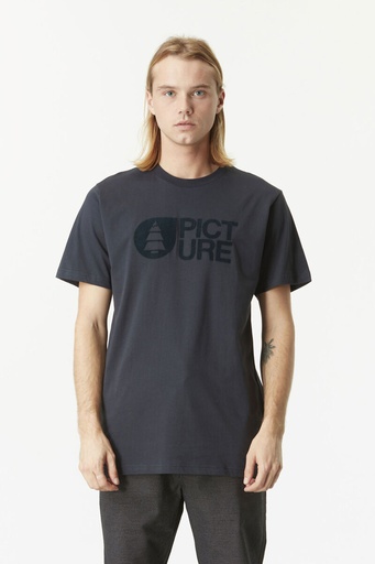 Picture bolur Basement Flock tee Dark blue