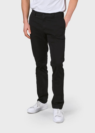KLITMÖLLER BUXUR RAS TWILL CHINO BLACK