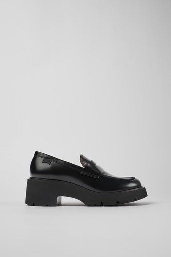 Camper Milah Black leather loafers