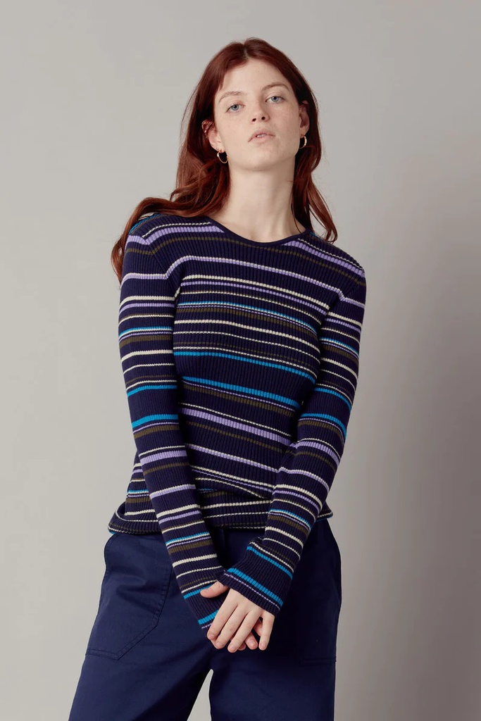 KOMODO - ANNABELLE - GOTS Organic Cotton Top Dark Navy