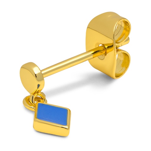 Lulu lokkar Confetti Dangling Silver Plated Blue