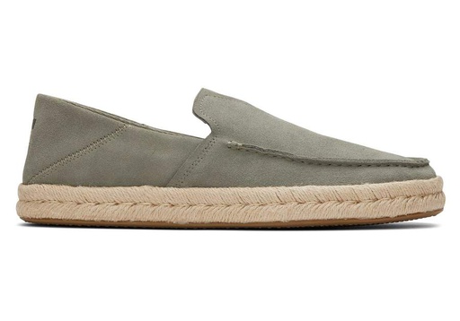 Toms - Skór Alonso Green Suede Rope Sole