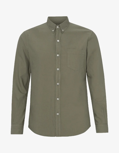 COLORFUL STANDARD skyrta Button Down shirt Dusty Olive
