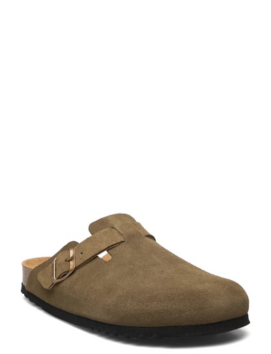 Scholl sandalar Oliver suede Khaki mules