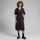 Dedicated kjóll Shirt Dress Orrefors Linen Phantom Black