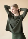 YOGAMII - LION DRAPY TEE - Dark Olive