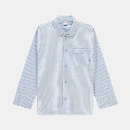 Pockies náttskyrta Double stripe Pyjama shirt