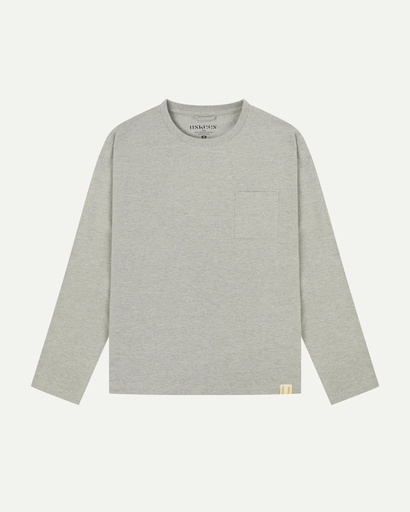 Uskees Bolur #7010 Long sleeve t-shirt - Grey marle
