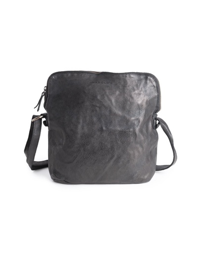 Harold's Leðurtaska Postbag upend Black SU42