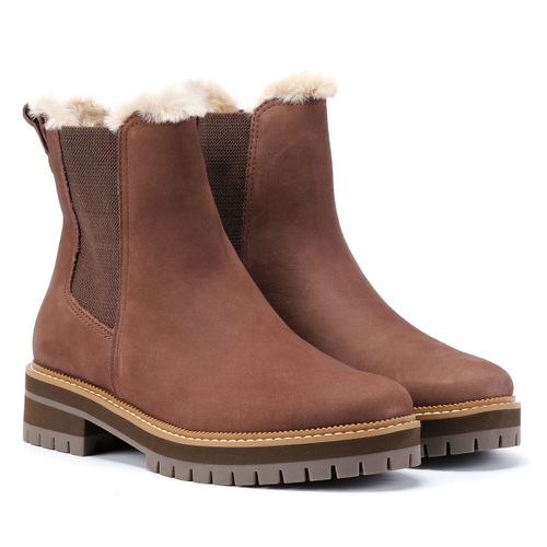 TOMS skór - Bennet ankle boots Oak brown Faux Canteen