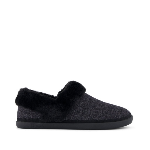 TOMS skór - Women Oslo slipper Herringbone black