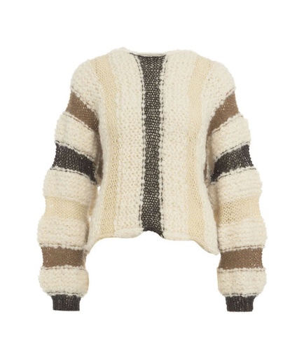 GUÐRUN&GUÐRUN peysa Morreyð Off white