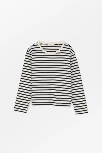 SKALL bolur Louie oversized blouse Dark navy/white
