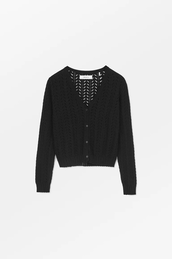 SKALL peysa Ellis cardigan Black