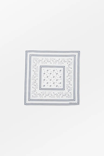 SKALL  klútur Classic scarf Light cream/blue