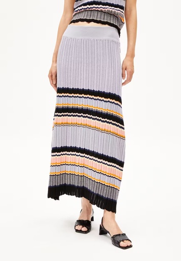 ARMEDANGELS pils Minnaa stripes Misty morning