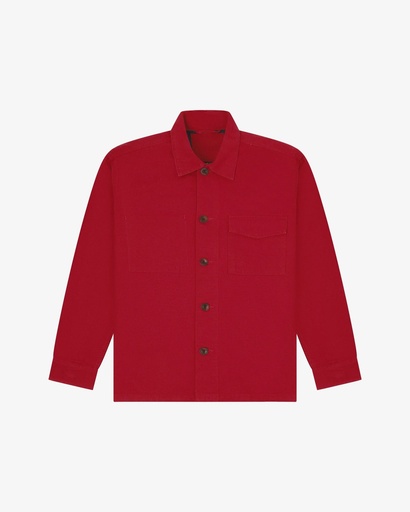 Uskees skyrta #3003 Buttoned workshirt - Berry red