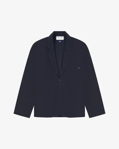 Uskees jakki Relaxed knitted blazer- midnight blue