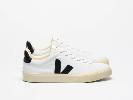 VEJA - skór CAMPO Canvas White Black