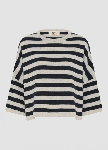 Muse Wear toppur VIBE TOP Offwhite/coal