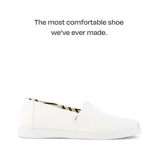 TOMS skór Alpargata plus White