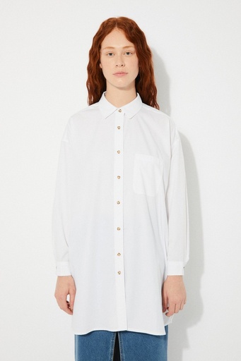 RITA ROW skyrta 252058 Morris shirt White