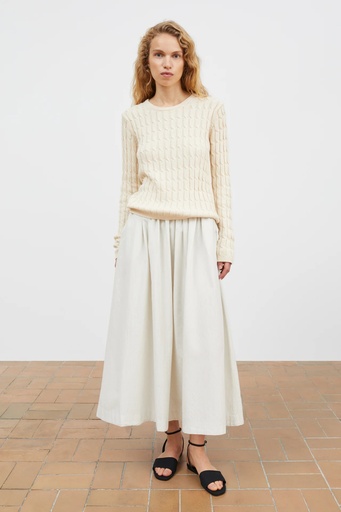 SKALL pils  Dagny skirt Light blue/white stripe