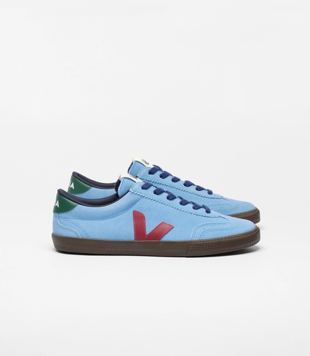 VEJA skór Volley Suede Aqua Marsala Eagle