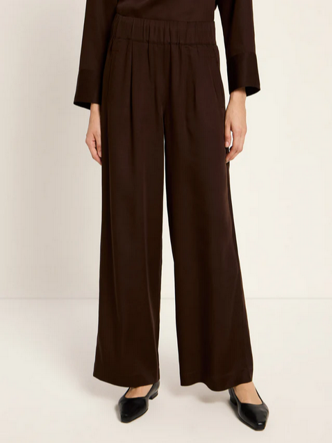 Lanius buxur Hose mit weiten Bein Dark brown