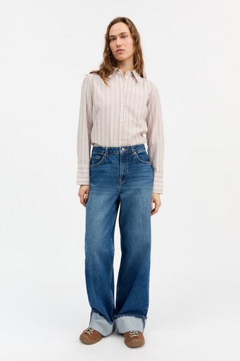 SKALL skyrta Fauna shirt Raspberry/cream