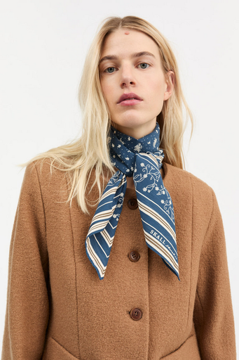 SKALL  klútur Classic scarf Dark navy 90x90